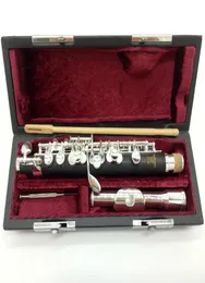 Mfc profissional piccolo 92 abs resina corpo prateado headjoint chaves e mecanismo instrumento baquelite estudante piccolos flute4557969