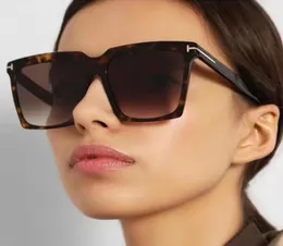 Classic Sunglasses Men or Women Casual Travel uv400 Protective Glasses Fashion Designer Ford Retro Square Plate Full Frame FT0996 1173054