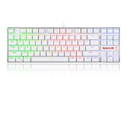 Keyboards REDRAGON K552 Mechanische Gaming -Tastatur 60 Kompakt 87 Kumara Kabel -Kirsch MX Blue Switches äquivalent für Windows P9516120