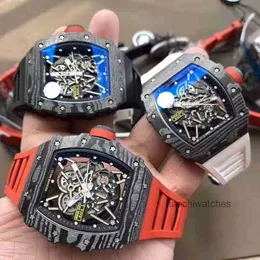 Swiss Richa Mens Rm35-02 Carbon Fiber 35-01 Mechanical Rm11-03 Multifunctional Timing Rm055 Wristband