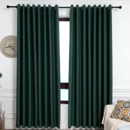 Cortinas blackout modernas para sala de estar, cortinas para janela de quarto, tecidos prontos para uso