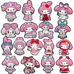 baby flicka barn melodi charms anime charms grossist barndom minnen roliga present tecknad charm sko tillbehör pvc dekoration spänne mjuka gummi clog charms