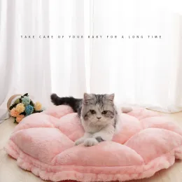 Mats Cat cushion litter mat pink niche pour chat beds for small dogs comfy calming pet bed plush manta perro blanket for dog poodle