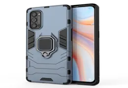 För Oppo Reno 4 Case Luscious Solid Ring Firm Stand Rugged Combo Hybrid Armor Bracket Impact Holster Cool Cover för Oppo Reno 42724883