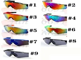 Summer Men Mashing Sunglasses Sports Sports Growgles Glas SES Cycling Beach Outdoor Drving Sun Glasses 9Colors1338430