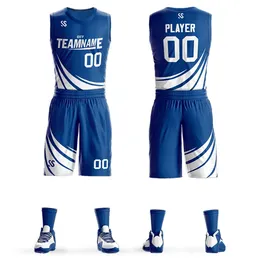 Camisas de basquete personalizadas College League Impressão Número do nome da equipe Adicione para fazer seu próprio terno para MenYouth 240325