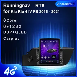 9.7 "Android الجديد لـ Kia Rio 4 IV FB 2020 - 2021TESLA نوع سيارة DVD Radio Multimedia Player