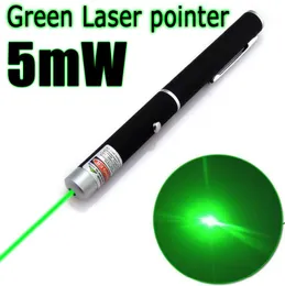 1st 5MW 532nm Green Laser Pen Praft Pointer Presenter Remote Lazer Jakt borrare utan batteri9486853