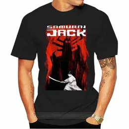 funny t shirts Carto Men's Samurai Jack and Aku Distred Sides Graphic T-Shirt fi t-shirt men cott brand teeshirt G7ep#