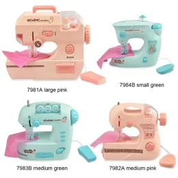 Machines Sewing Machine Toys For Kids Simulation Sewing Machine Mini Gift Simple Operation Children Educational Interactive Cloth Needlew
