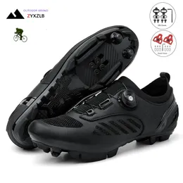 Sapatos de ciclismo mtb das mulheres dos homens tênis montanha estrada bicicleta respirável unisex corrida auto bloqueio sapatos zapatillas ciclismo mtb 240313