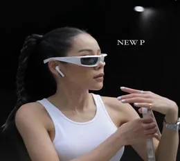 أعلى نظارات شمسية رفاهية SPR25Y أسود 3D الإطار الملتفة مستطيلة مصمم غلاف شمسي للنساء العينين للنساء النظارات FRA8561473