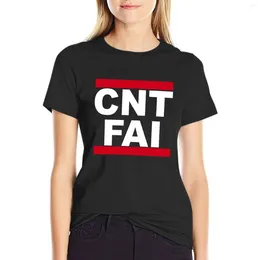 Kvinnors polos cnt-fai tailliertes t-shirt kvinnlig djurtryck skjorta för flickor sommar topp kvinna t