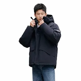 Semir Down Jacket Men 따뜻한 3- 방전 2023 Winter New Loose Casual Trendy Waterproof Hooded Jacket A2NW#