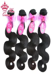 Königin Haarprodukte Brazilian Virgin Hair Extension Körper Welle menschliches Haar 4pcs Los DHL Schnell 6899790