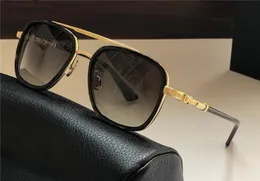 Новая популярная ретро -солнцезащитные очки для мужчин дизайнерская рама Bella Punk Square Square с кожаным покрытием Antiv400 Lens Lens Top6608840