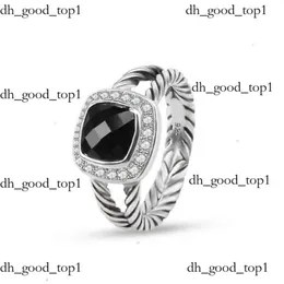 DY Men Ring David Yurma Rings for Woman Designer Jewelry Silver Vintage x على شكل حلقات داي ، رجال مجوهرات فاخر