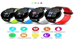 119 più braccialetto intelligente con frequenza cardiaca a pressione ariarmente a colori impermeabili per orologi sport orologi 4200680