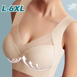 دبابات Camisoles النساء الدانتيل الرياضي صدرية بالإضافة إلى حجم سلس برا براليت Ladyless Lady Brassiere سترة تجمع الإناث -قمة لاسلكية مقاومة