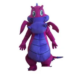 Mascot Costumes Big Purple Dragon Mascotte Fancy Dress Character Carnival Christmas Celebration Mascot Costume