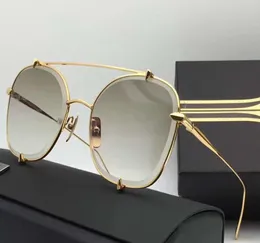 Luxurypilot Óculos de sol Goldgold Flash Lens Gafas de Sol Designer Glasses Suns Shades UV400 Lens TALON TOPOS COISOS NEW8158494