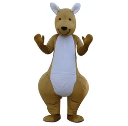 Kangaroo Mascot Costumes Cartoon Character Adult SZ 100 Real Picture336717613