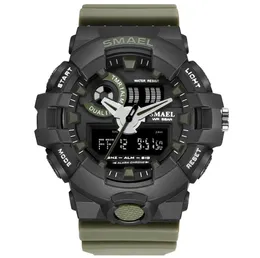 Homens assiste ao estilo vermelho novo Sport Watch Brand Quartz 50 metros à prova d'água Relógio de presente 7161996