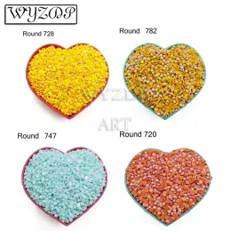 Stitch Sale AB Round Drill Diamond Painting Rhinestone Mosaic Colorful Stones Resin Embroidery Gift Making Diamond Painting 720905