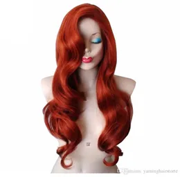 Golden blonde Long Curly Wig Synthetic Cosplay Rabbit Wig With Big Swap Bangs Drag Queen For Halloween Daily Use6428383