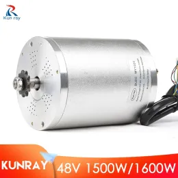 Schroevendraaiers Kunray Electric Bldc Bürstenloser Motor 48 V 1500 W 1600 W Mittelantriebsmotor für Elektroroller Ebike Go Kart Umbausatzteile