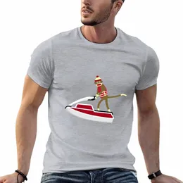 Sock mkey jetski t-shirt plus size topps sport fan t-shirts roliga t shirt mens t shirts pack b7ke#