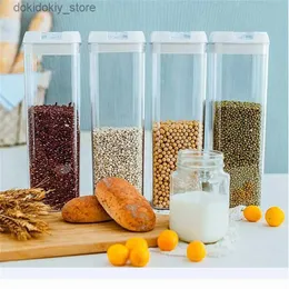 Matburkar Canisters Kitchen Airtiht Food Storage Container Set Plastic Dried Food Season Box Rainy Can With Lid Cereals Organizerl24326