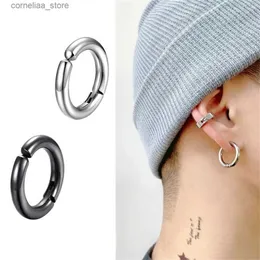 Ear Cuff Ear Cuff Brincos de clipe de metal não perfurados brincos geométricos punhos não perfurados brincos falsos de desenho animado joias simples e elegantes Y240326