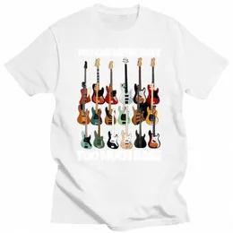 E-Gitarre You Can Never Have Too Much Bass Unisex T-Shirt r6m2 #