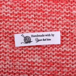 Accessori etichetta di cucito personalizzato, etichette di abbigliamento personalizzate etichette in tessuto, logo o testo, nastro di cotone, design personalizzato, labe a maglia (MD3040)