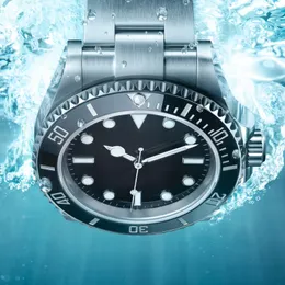 40mm İzle Lüks Erkekler Mekanik Tasarımcı Otomatik 2813 Hareket İzle Aydınlık Safir Seramik Yüzük Kayıtlı Toka Moda Sıradan İzle Montre De Luxe Relojes