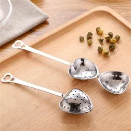 Spring quotTea Timequot Convenience Heart Tea Tools Infuser HeartShaped Stainless Herbal Infuser Spoon Filter New 1 S25119247