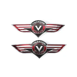 Adesivi moto Serbatoio benzina sinistra destra distintivo emblema decalcomania per Kawasaki Vcan Classic4626804 Consegna goccia automobili motocicli A Ot096