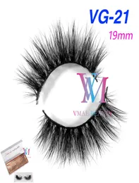 Jovo Beauty Supply Real 3D Mink Eyelash Soft Crisscross Full Strip Lashes 19mm Mink Lash With Marble Packar Packing Box Custom EY7462543
