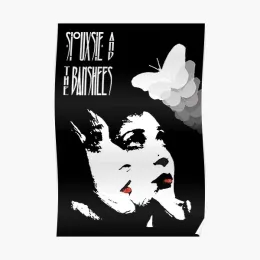 Caligrafia Siouxsie E As Banshees Siouxsie Sioux Poster Engraçado Decoração Vintage Pintura Imagem Decoração Mural Arte Moderna Sem Moldura