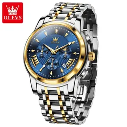 OLEVS 2892 Prywatna wytwórnia Chronograph Man Designer WristWatches Hand Watch Men Nagar