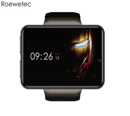 2021 DM101 4G Smartwatch GPS Dual Kamera 2080 mAh Akku Rechteckiges Display Android Smartwatch 332G4941076