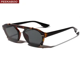 Peekaboo Retro Sunglasses Round Frame 2019 Brand Designer Fashion Unisex Sun Glasses Male Big Frame UV400 MX2006199847948