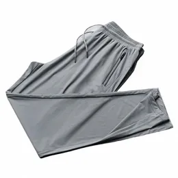 Pantaloni da uomo eleganti Pantaloni sportivi estivi con coulisse Pantaloni sportivi da uomo casual Sport t7xc #