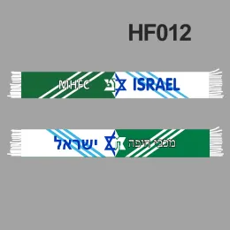 Zubehör MHFC 145*18 cm Größe Halber MHFC Halber Israel-Schal für Fans Doppelseitig gestrickt HF012