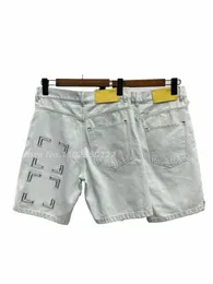 Sommer 2023 Top Patch Denim Shorts Hohe Qualität Hohe Dichte Gestickte Jeans Denim Shorts für Männer und Frauen e8rl #