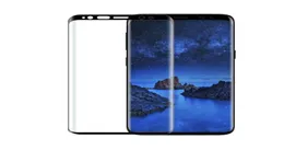 Samsung Galaxy S9 Plus Screen Protector Ultra Clear Case強い接着9H硬度3D湾曲した焼きガラスS9プラス9329461用