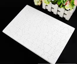A4 Blank Sublimation Jigsaw Puzzle 120 히트 열 프레스 열 전송 공예 DIY 흰색 퍼즐 승화 어린이 11 ll