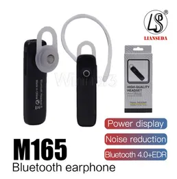 M165 Wireless Stereo Bluetooth Headset Earphone mini wireless bluetooth hand universal for all phone3804885