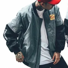 Hip Hop Style MA1 Bomber Jacket Uomo Harajuku Pilot streetwear Kodak Stampa Coppia Baseball Giacche Uomo Donna Cappotto k0TF #